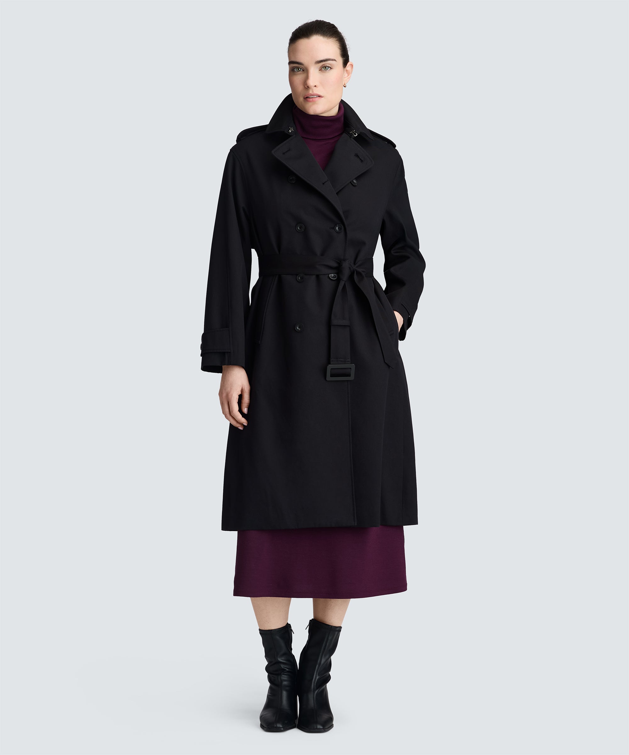Unbound Merino Women's Merino Trench Coat | Unbound Merino
