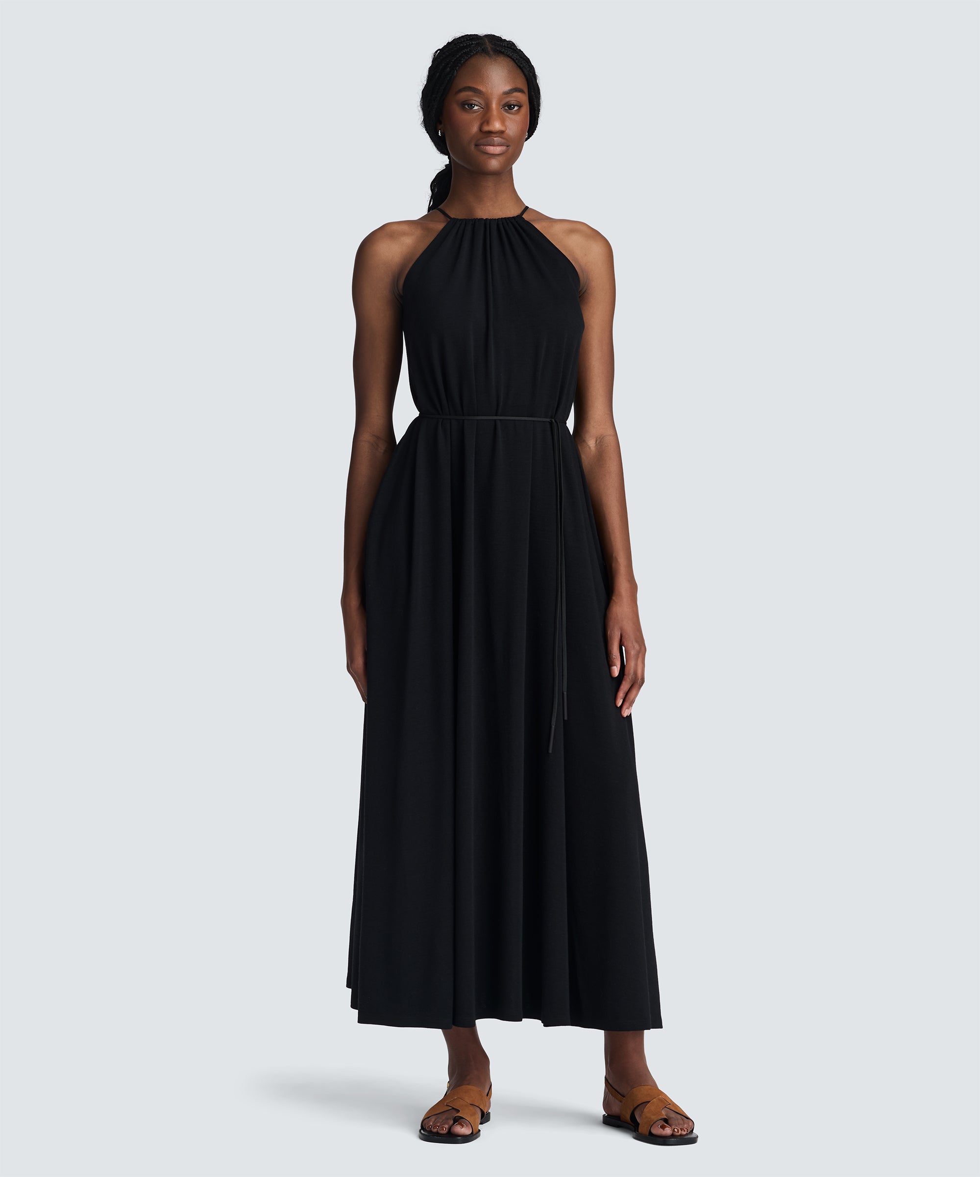 womens black halter dress Women's Merino Halter Dress | Sierra Red | Size XS