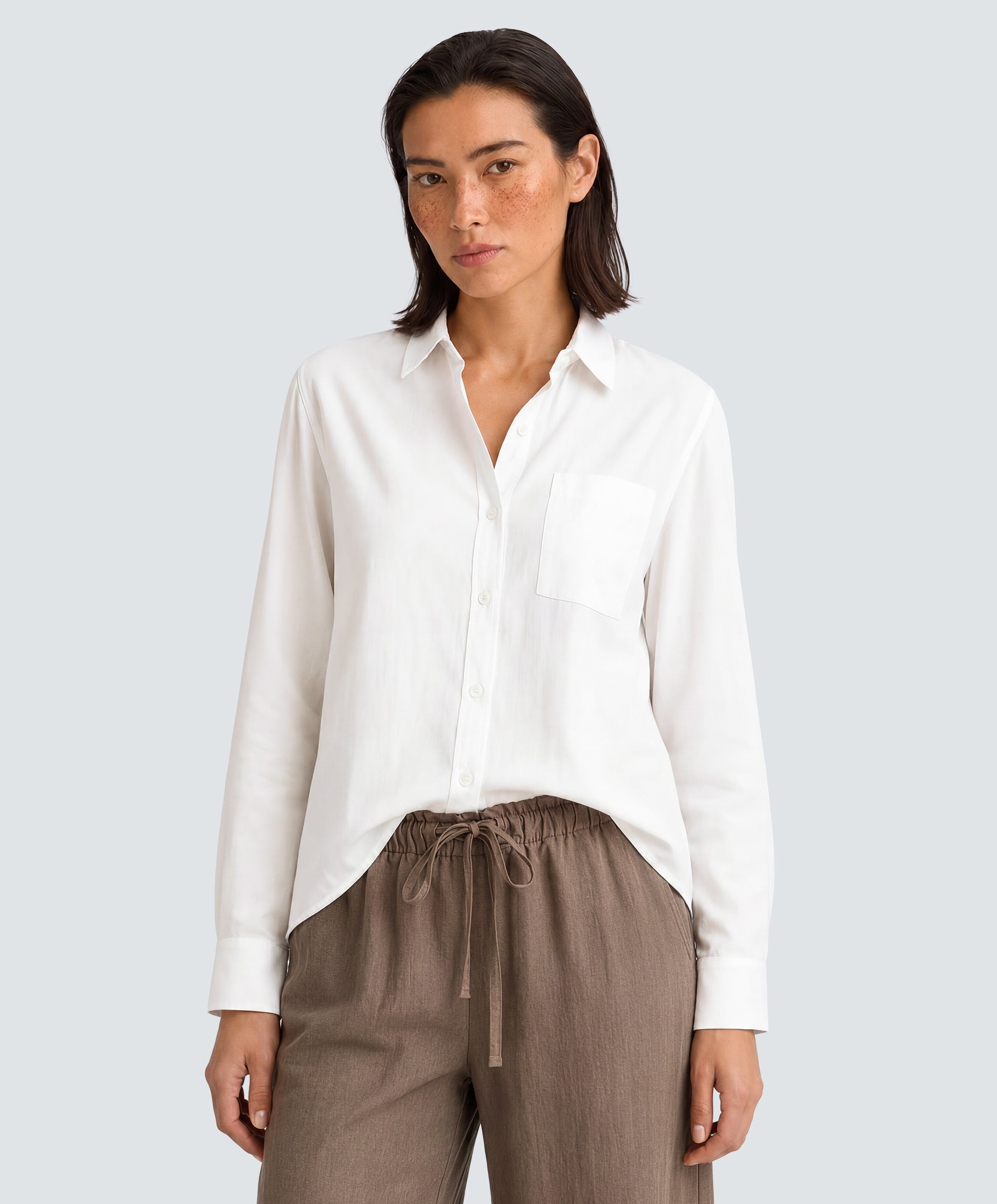 Women's Merino Linen Shirt