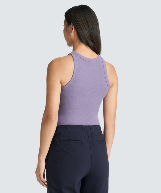Women's Merino Ribbed Racer Tank