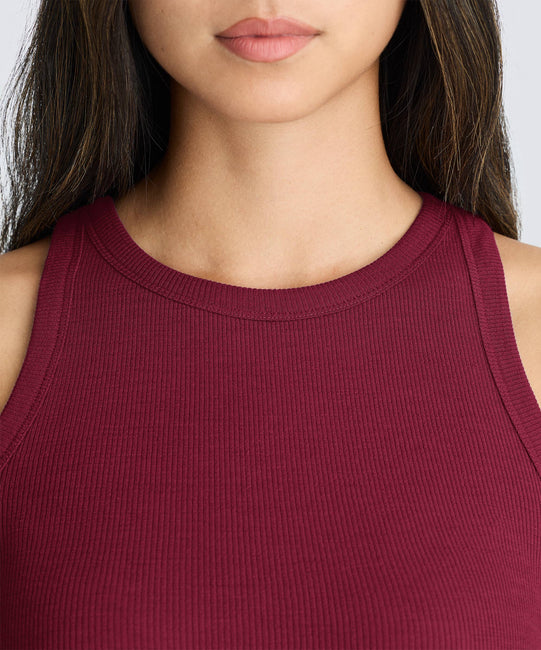 Women's Merino Ribbed Racer Tank