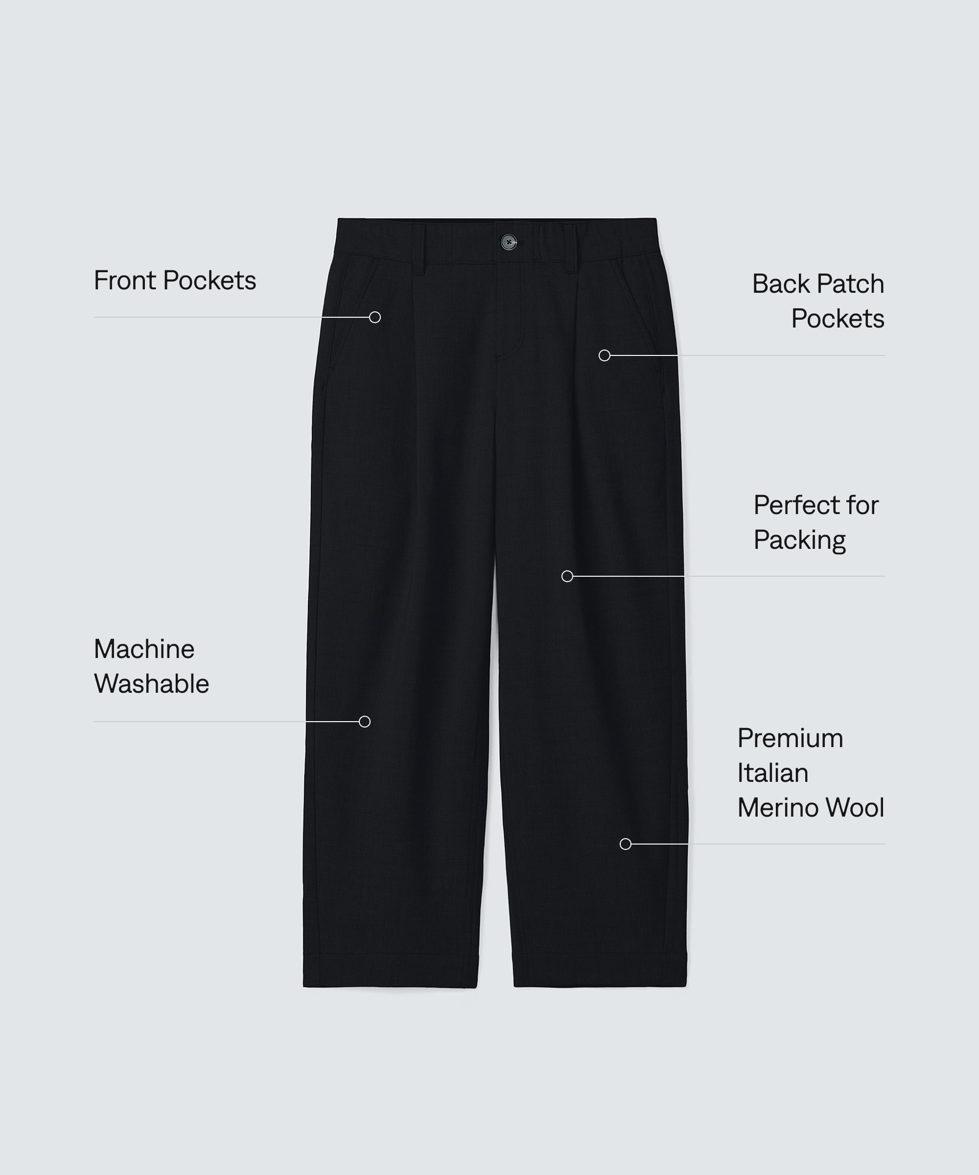 Women's Easy Merino Travel Pants | Unbound Merino
