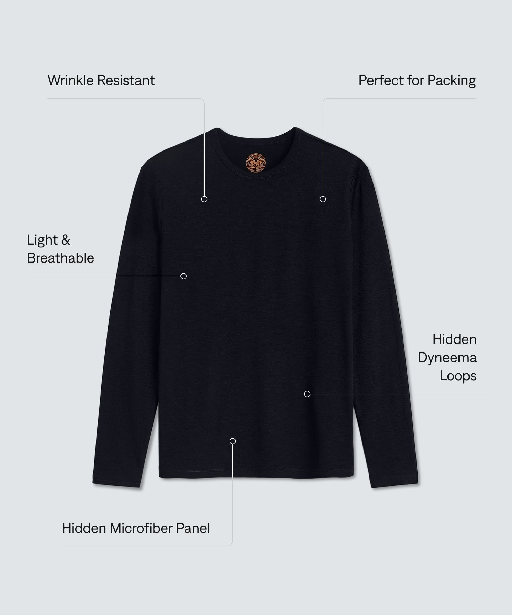 Men's Carryology Meili Long Sleeve Merino Crew | Unbound Merino