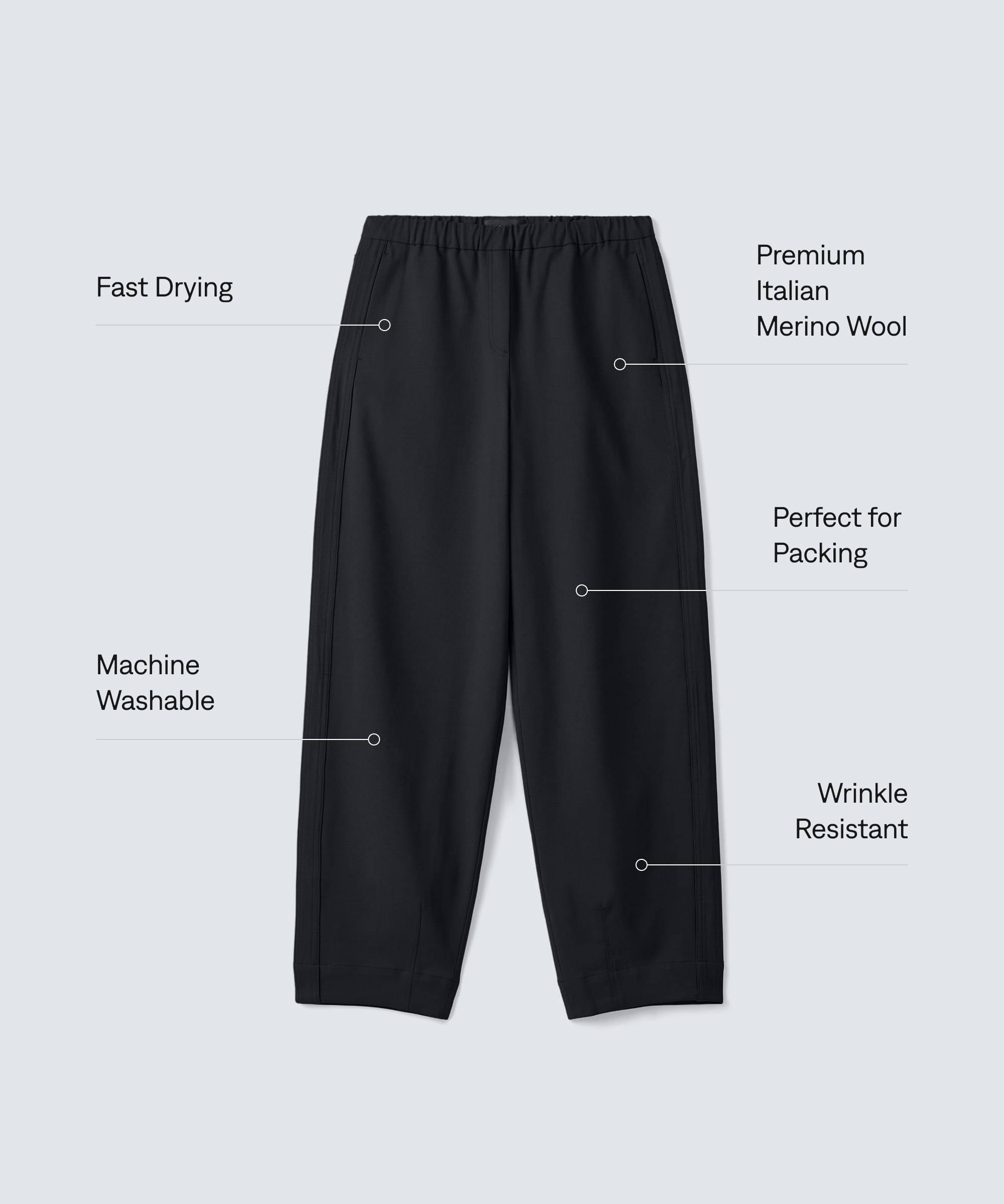 Women's Merino Travel Pants | Unbound Merino
