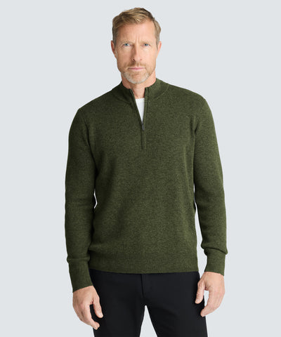 Men's Merino Knit Quarter Zip