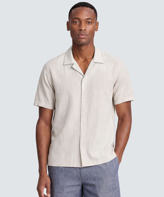 linen mens dress shirt Men's Merino Linen Tropical Shirt