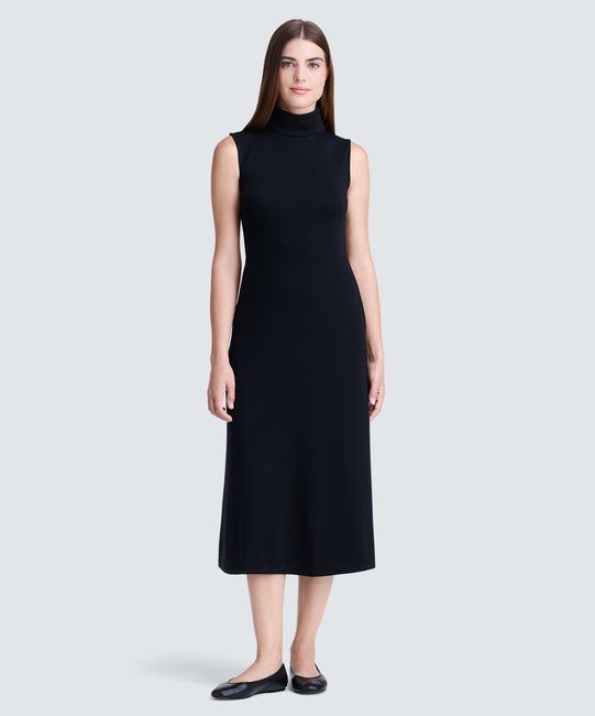Women's Merino Turtleneck Dress | Dark Maroon | Size Xs | Unbound Merino Women's Merino Turtleneck Dress | Dark Maroon | Size Xs | Unbound Merino