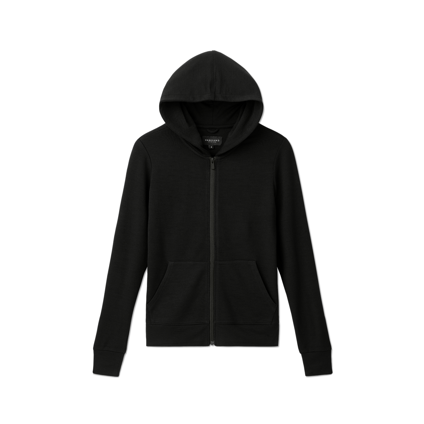 unbound merino Compact Travel Hoodie 黒M Women's Compact Travel Hoodie | Unbound Merino
