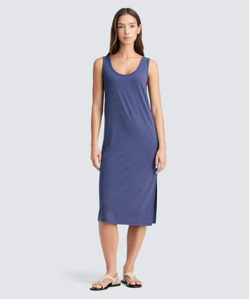 Women's Merino Travel Dress | Dusty Teal | Size XS | Unbound Merino