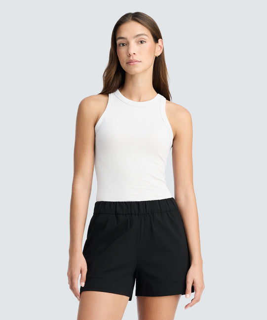 Women's Merino Ribbed Racer Tank