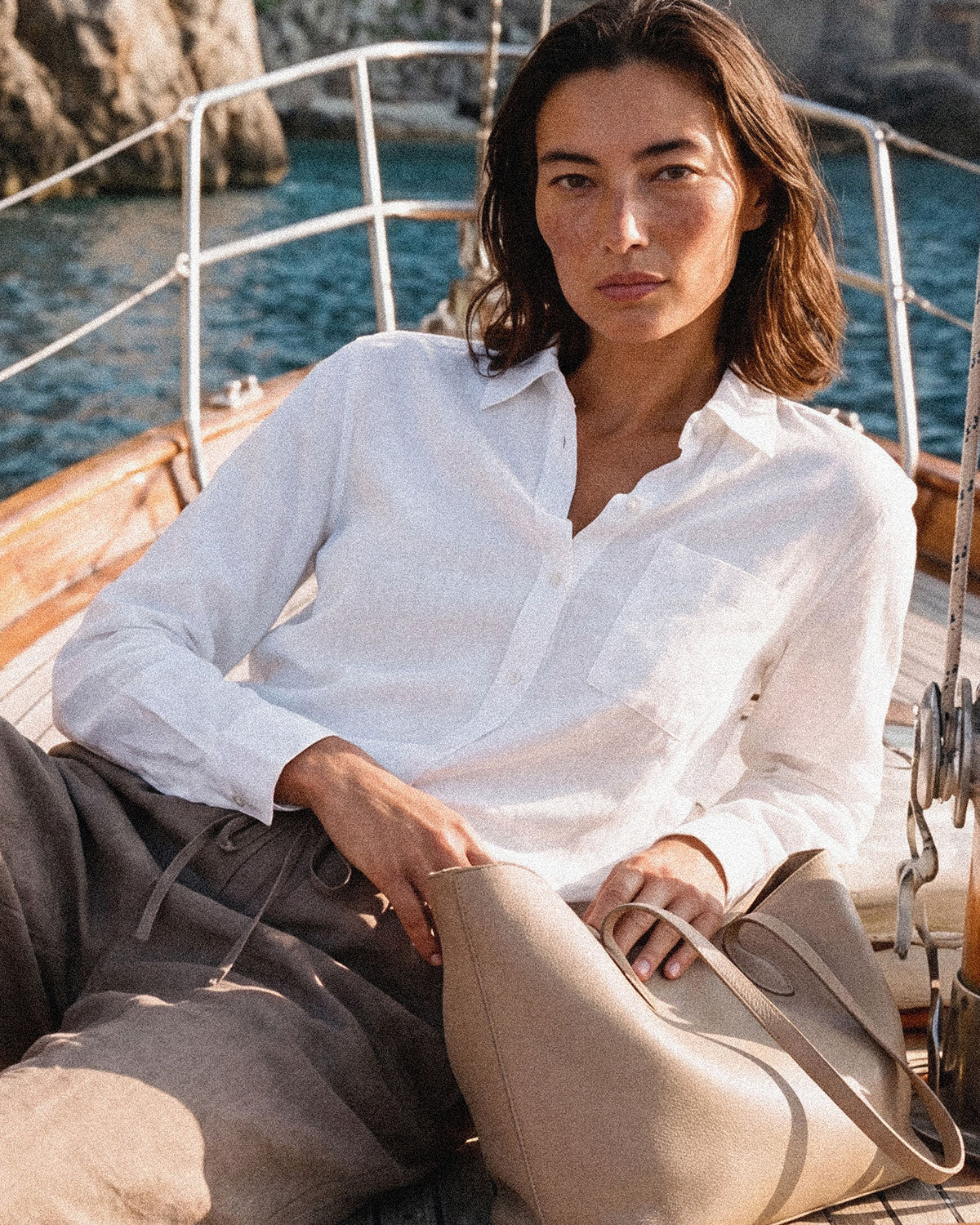 Women's Merino Linen Shirt