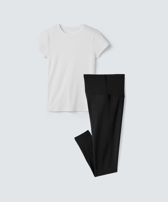 Women's Leggings + T-Shirt Bundle