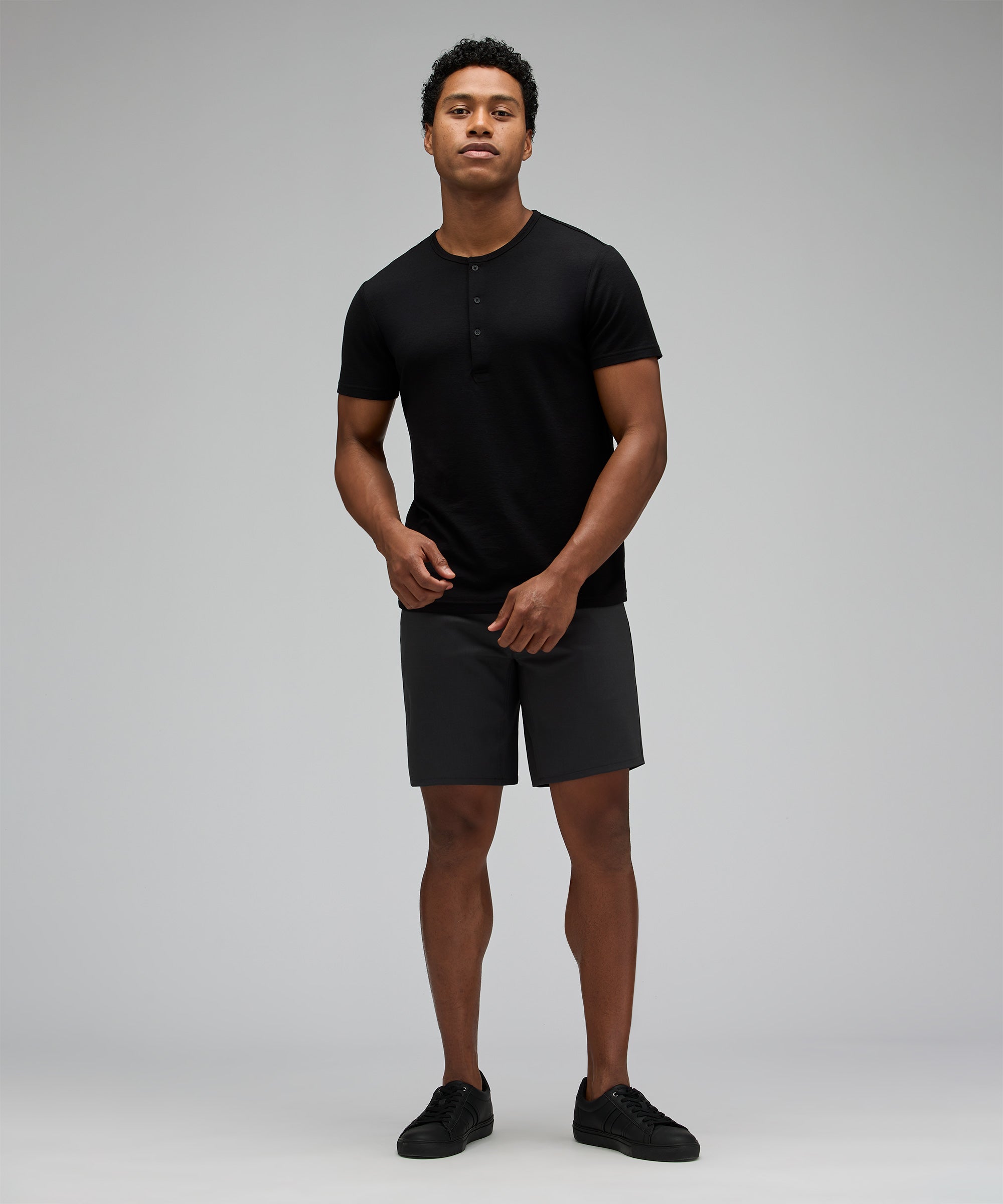 Men's Merino Short Sleeve Henley | Unbound Merino Men's Merino Short Sleeve Henley | Unbound Merino