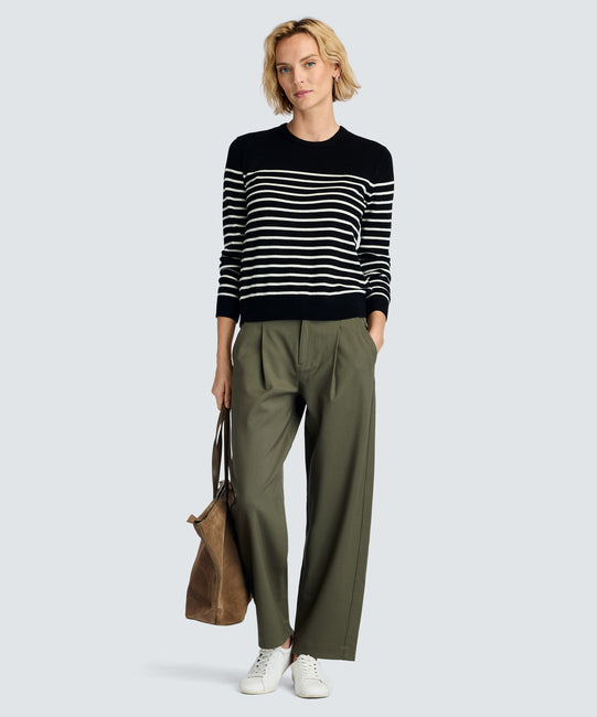 Black-Off White Stripe