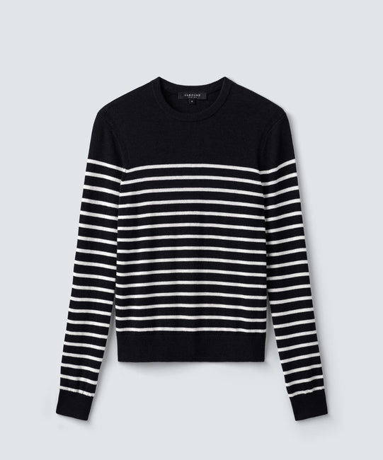 Black-Off White Stripe
