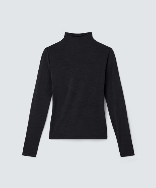 Women's Merino Mock Neck Top