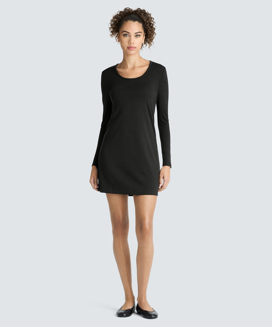 Women's Mini Merino Long Sleeve Dress | Unbound Merino Women's Mini Merino Long Sleeve Dress | Unbound Merino