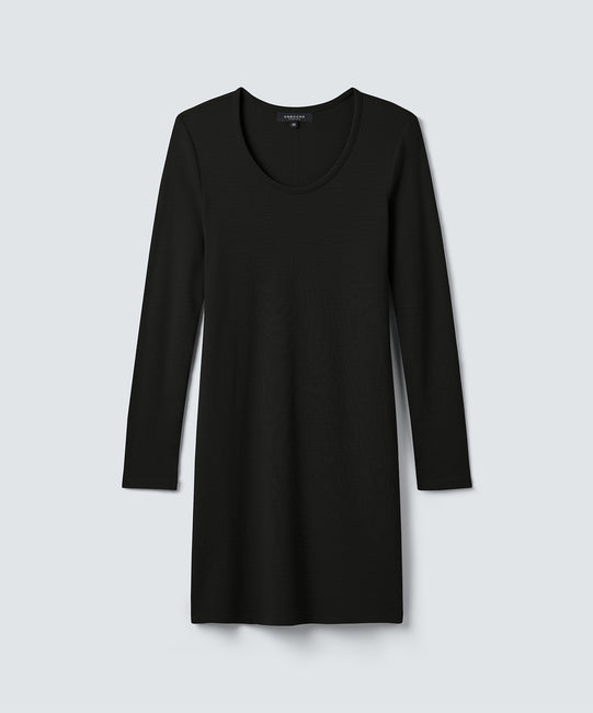 Women's Mini Merino Long Sleeve Top Dress | Ruby Waves | Size XL | Unbound Merino Women's Mini Merino Long Sleeve Top Dress | Ruby Waves | Size XL | Unbound Merino