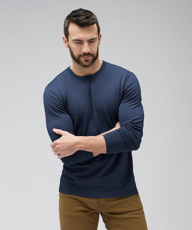 Merino Wool Long Sleeve Shirts For Men
