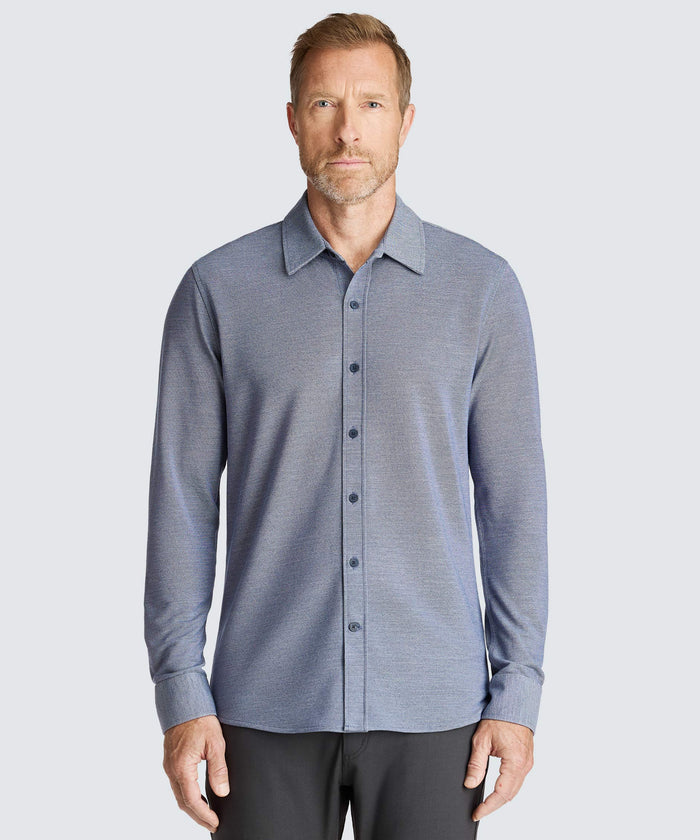 Men's Merino Button-Up
