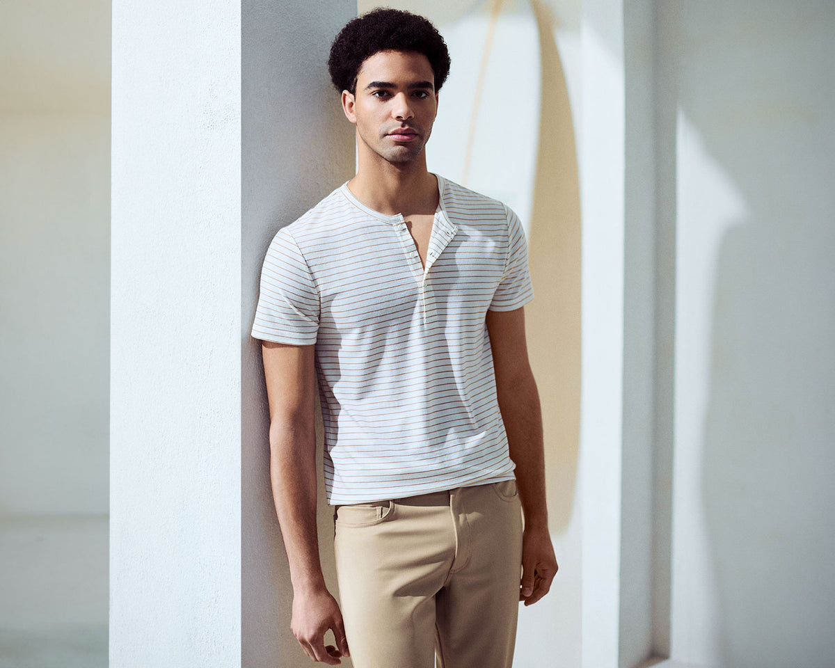 A Henley Made for Warmer Days.