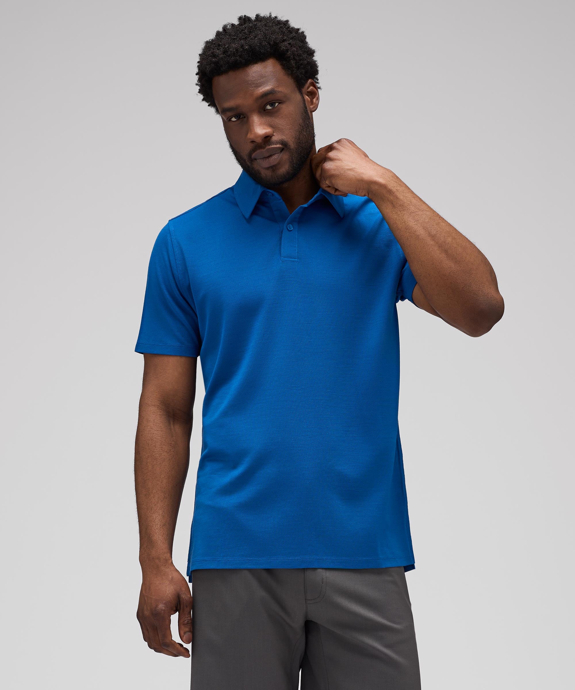 Mens merino polo best sale