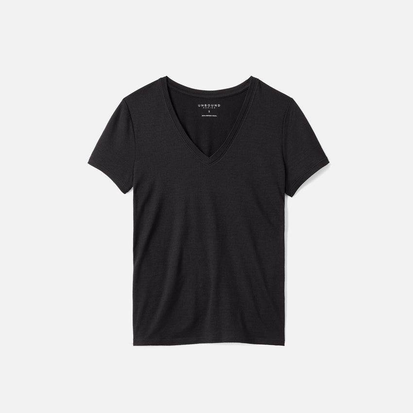 Merino Wool V-Neck T-Shirt Women's