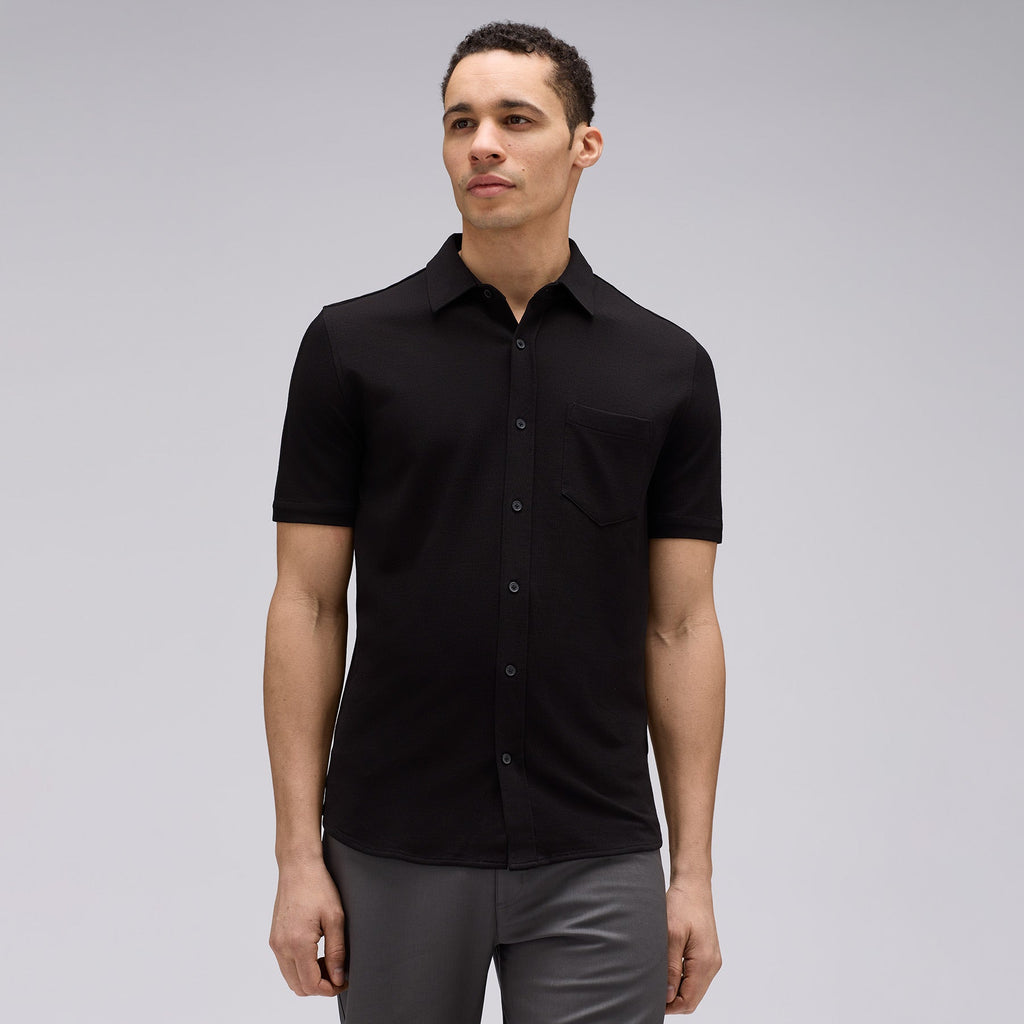 Men's Short Sleeve Merino Button-Up | Unbound Merino
