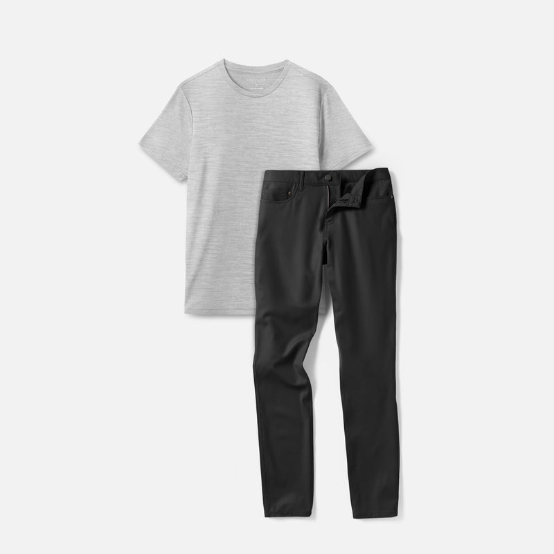 Men's Travel Pants + T-Shirt Bundle