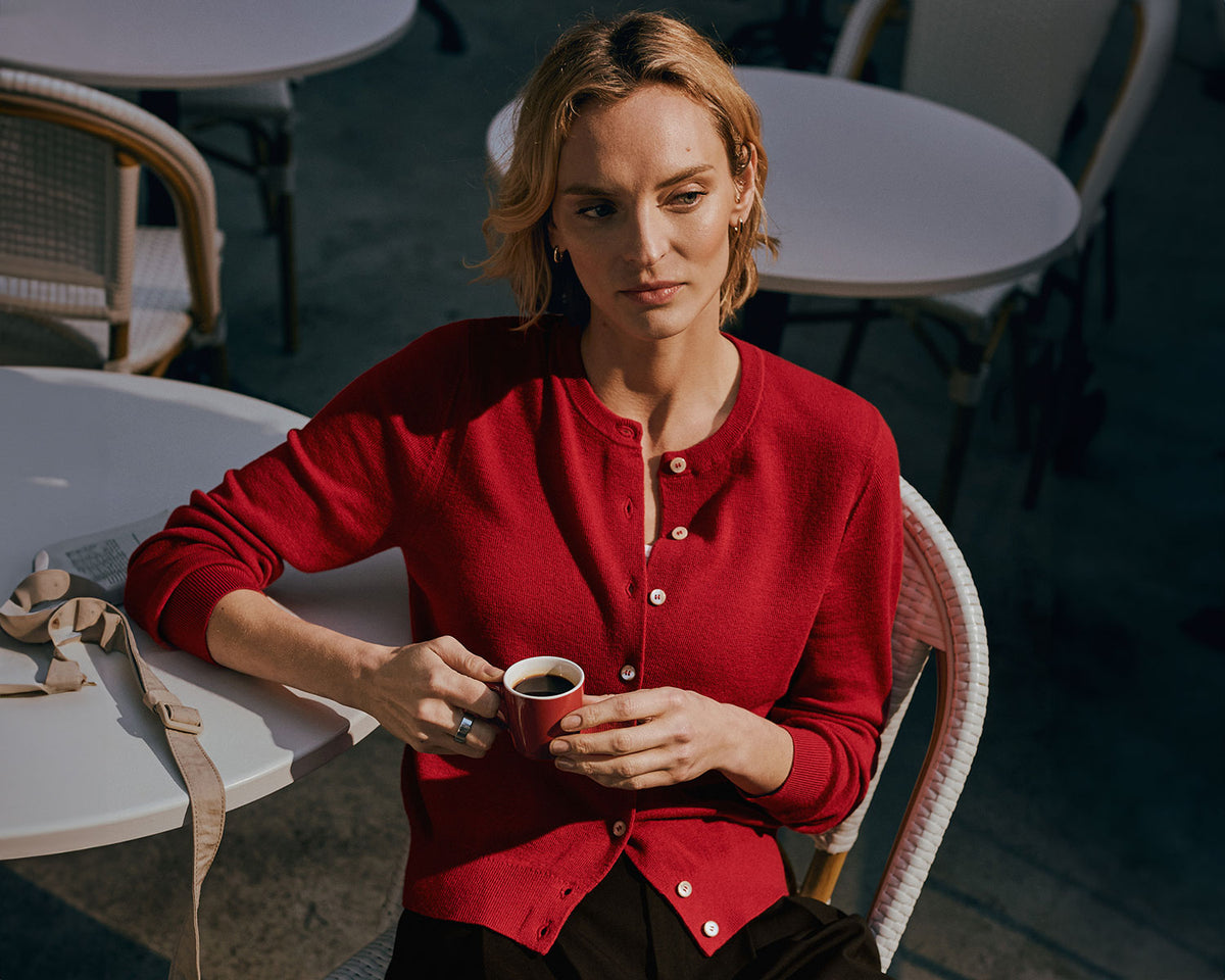 The Essential Merino Cardigan.