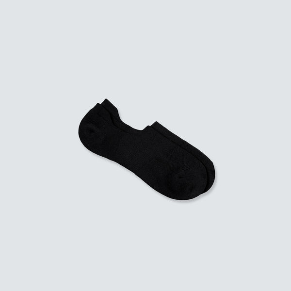Women's Merino NoShow Socks | Black | Unbound Merino