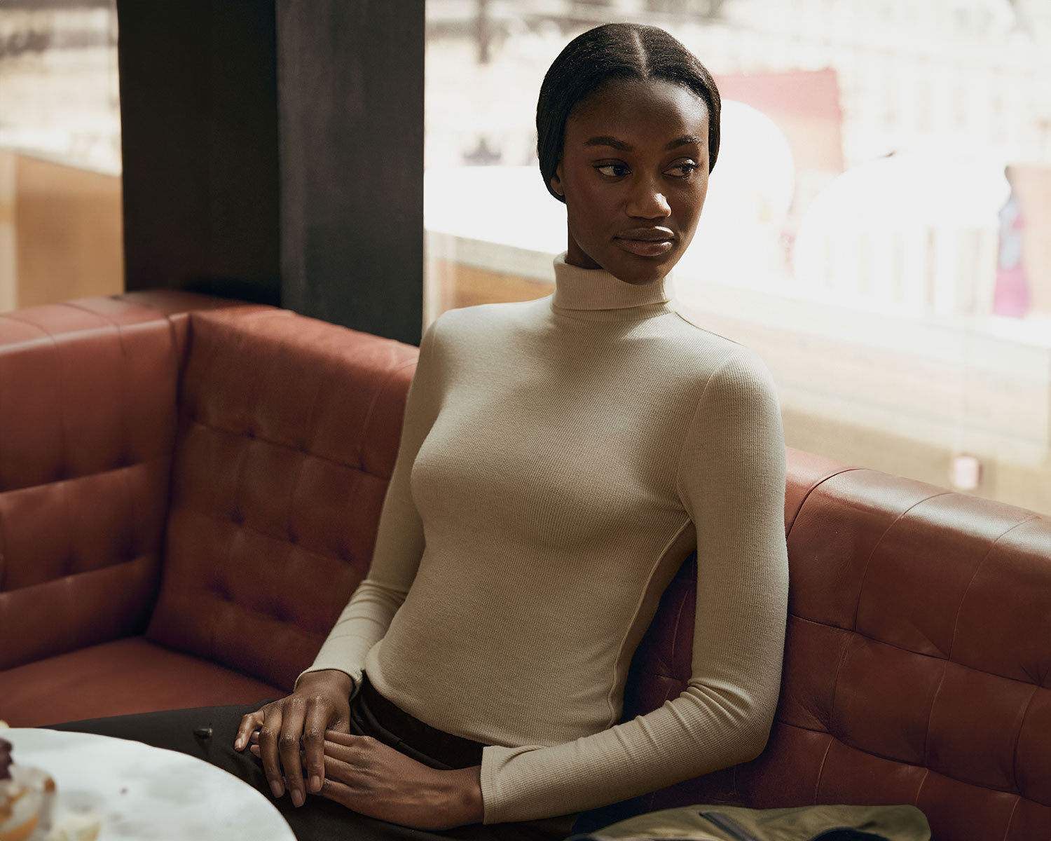 Women's Rib Turtle Neck Long Sleeve | Unbound Merino