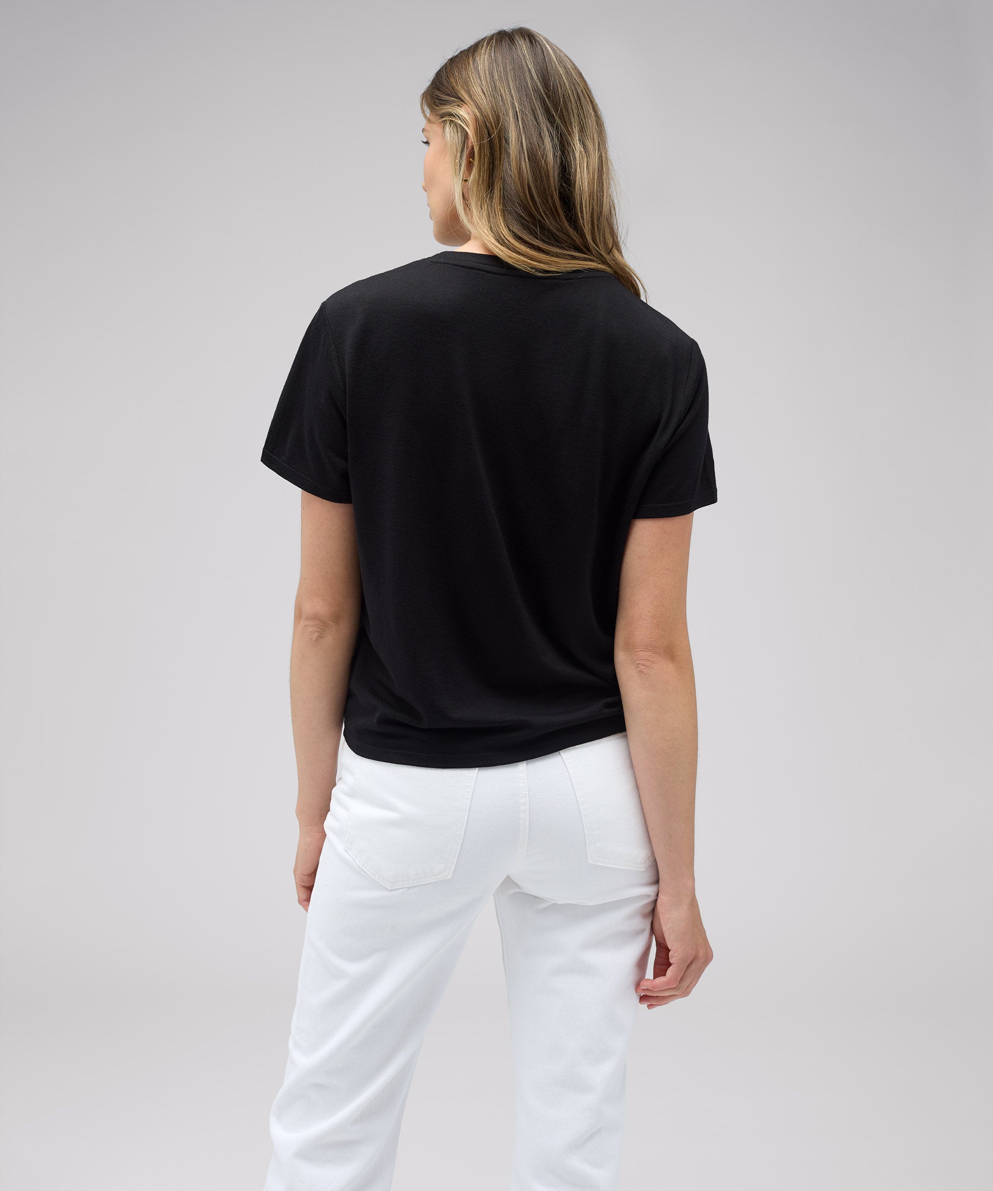 MERINO WOOL BOX TEE ブラック LIDNM / Llife ONLINE STORE / MERINO WOOL BOX TEE