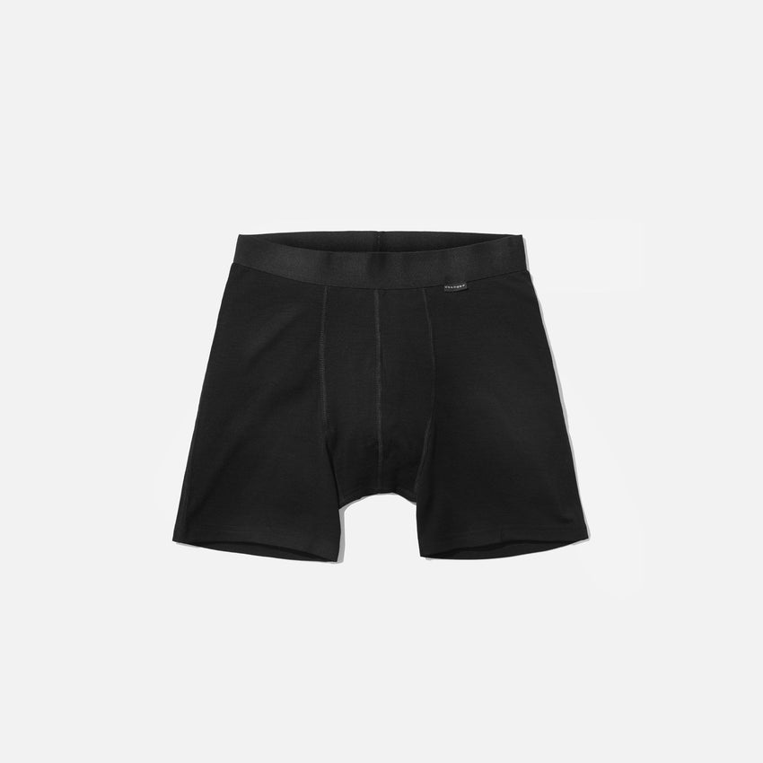 Soft Women Boxer Shorts * Organic 100% Merino Wool Underwear Panties *  Black 