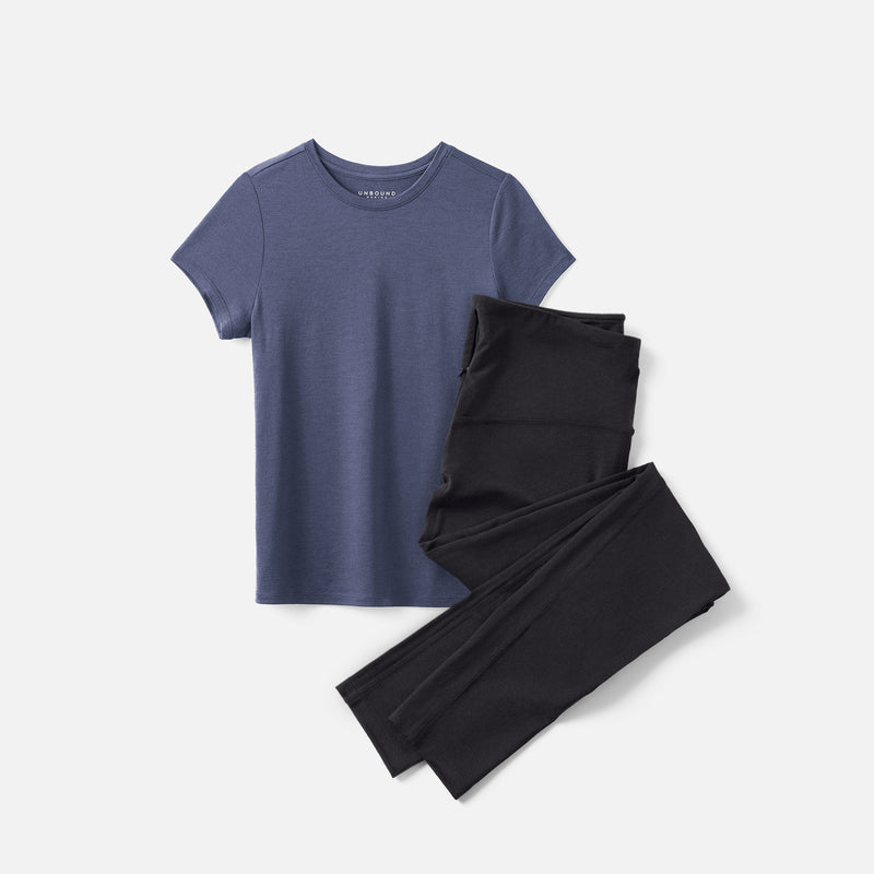 Women's Leggings + T-Shirt Bundle