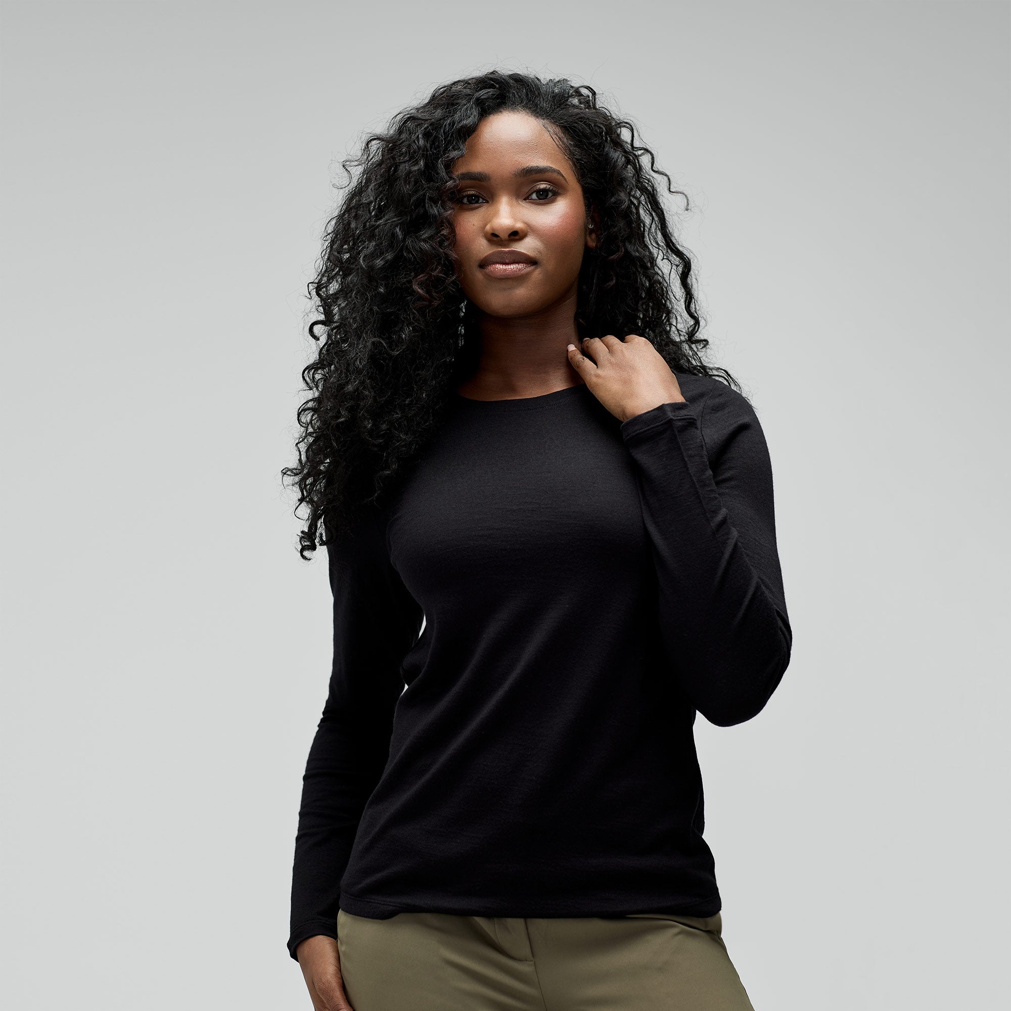 Women s Long Sleeve Merino Crew Unbound Merino